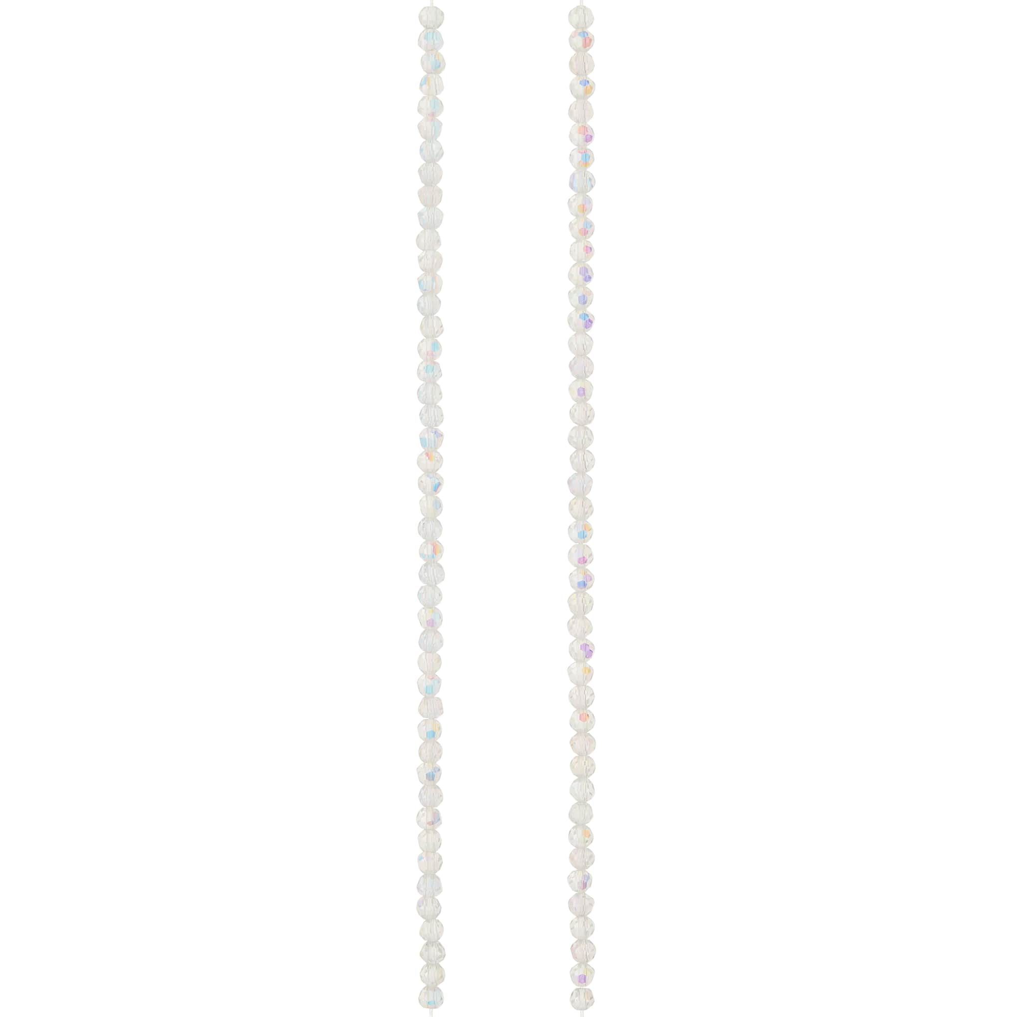 Crystal Faceted Glass Round Beads, 3mm by Bead Landing™